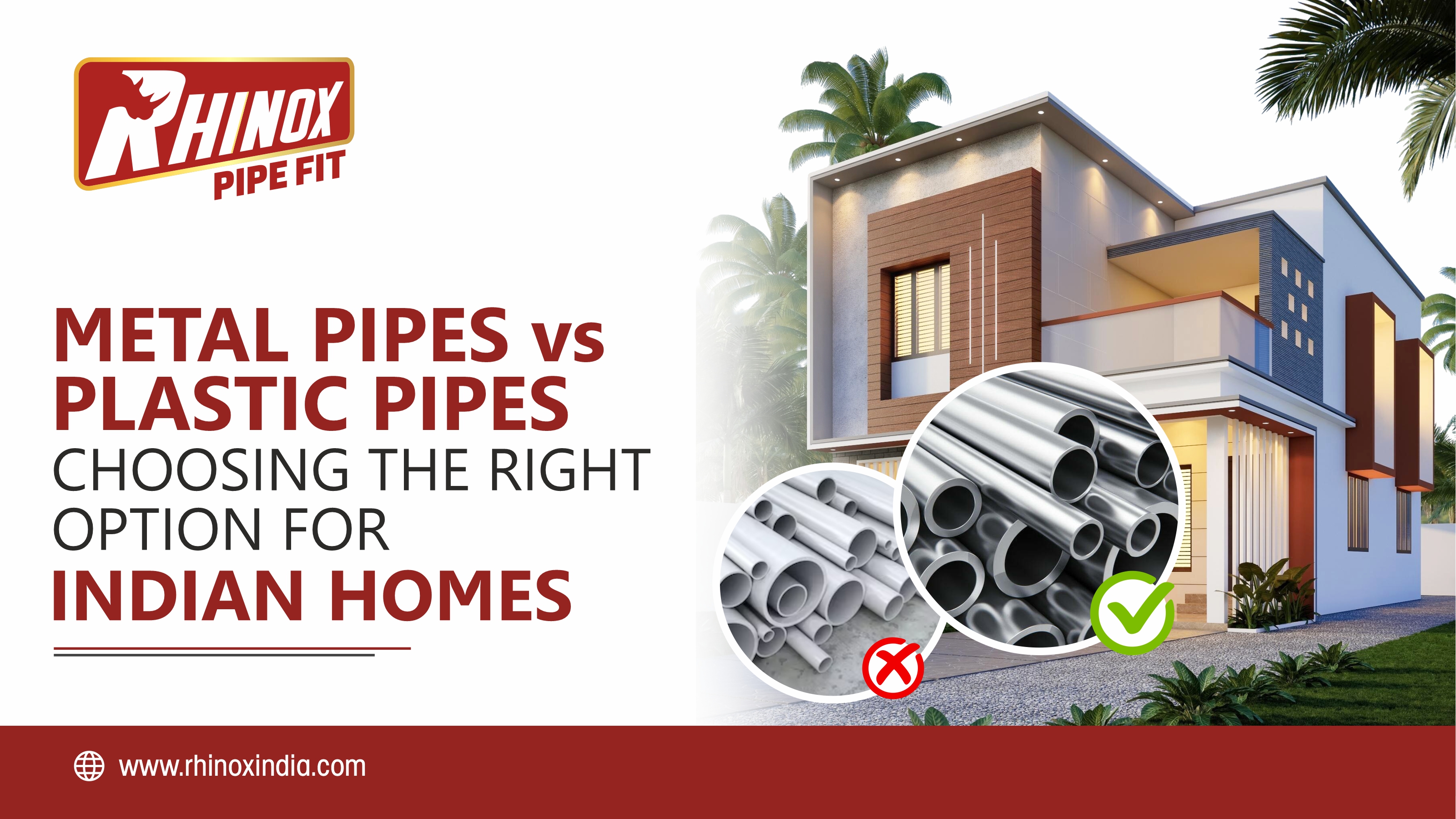 Metal vs Plastic Pipes: Best Choice for Home Plumbing in India